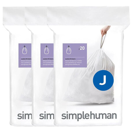 Simplehuman typ J zatahovac, 3 x 20 ks CW0259 (foto 5)