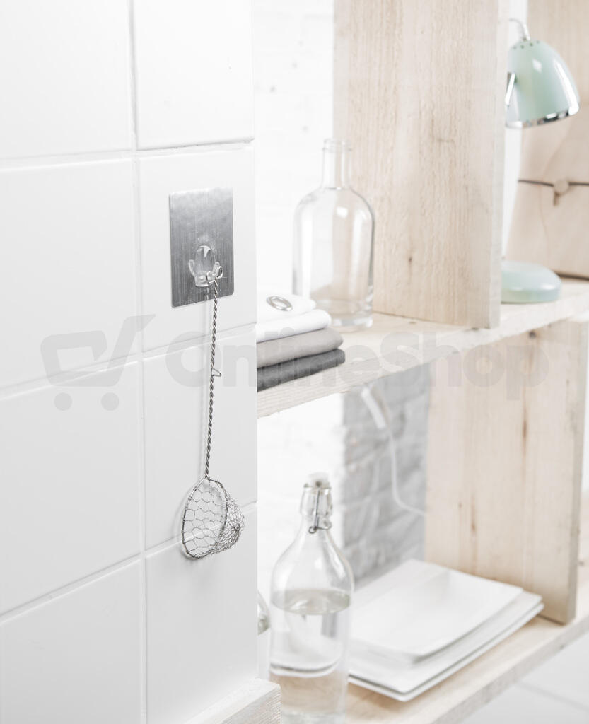 Portarotolo Bestlock Magic Autoadesivo - Montaggio A Parete Senza Viti, Blu, Fino A 3 Kg - Foto 7