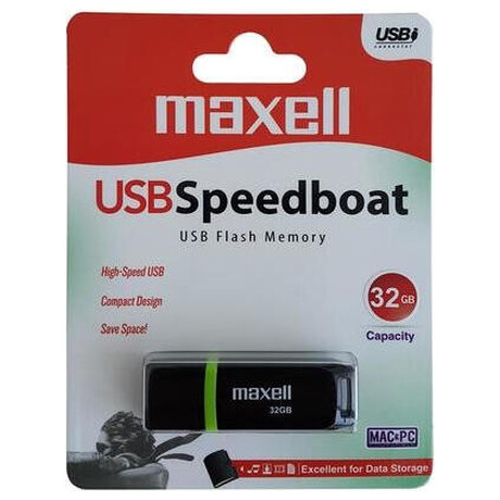 Flash disk MAXELL Speedboat 32GB, černý