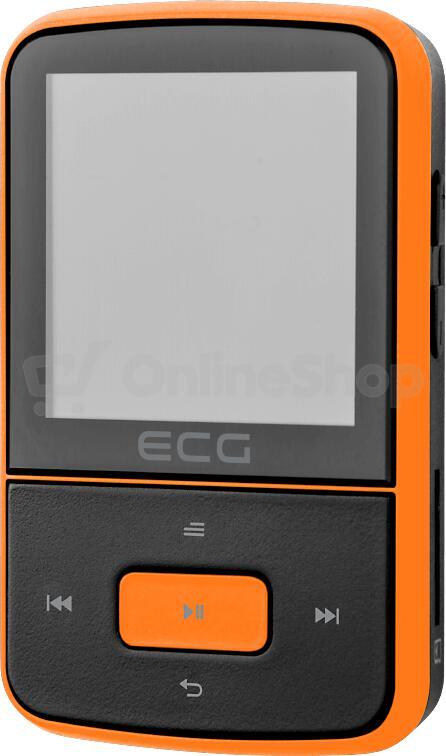 MP4 přehrávač ECG PMP 30 8GB, černo/oranžový