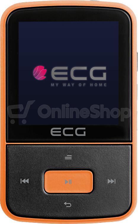 MP4 přehrávač ECG PMP 30 8GB, černo/oranžový