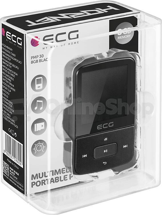 MP3 přehrávač ECG PMP 30 8GB, černý
