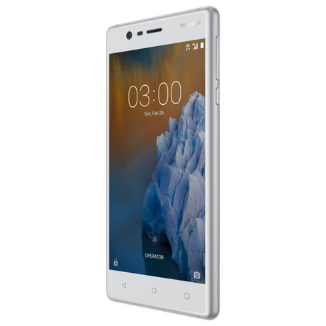 Nokia 3&nbsp;Dual SIM White Silver (foto 1)