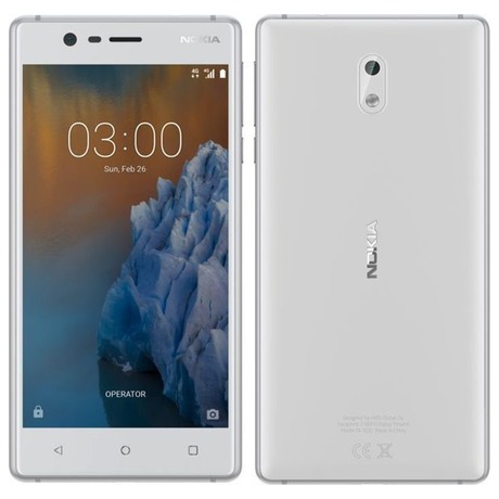 Nokia 3&nbsp;Dual SIM White Silver (foto 2)