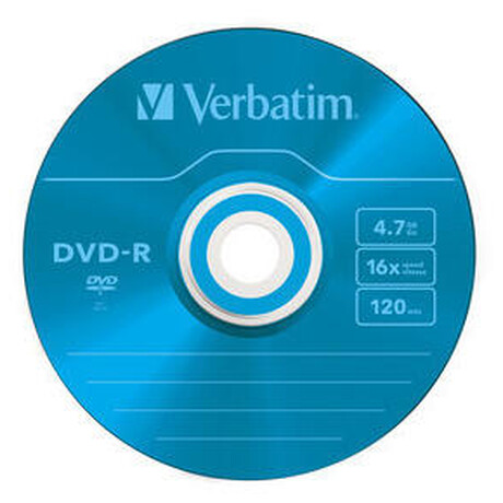 VERBATIM DVD-R 4,7GB/ 16x/ slim colour/ 5pack (foto 1)