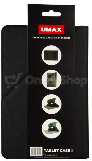 UMAX univerzální obal na tablety velikosti 7"- 8"/ černý (UMM120C8)