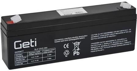 Baterie olověná 12V 2.3Ah GETI