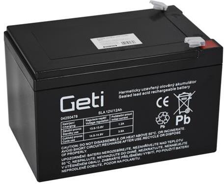 Baterie olověná 12V 12Ah GETI