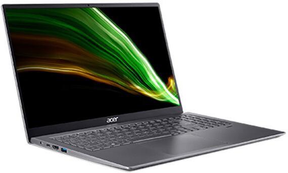 Acer Swift 3 (SF316-51-710Z) Core i7-11370H / 16GB / 1T / 16.1" FHD IPS SlimBezel 300nits sRGB 100%/Win11 Home/šedá (NX.ABDEC.00A)