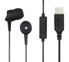 Hama sluchátka s mikrofonem Basic4Phone USB-C, špunty, černá