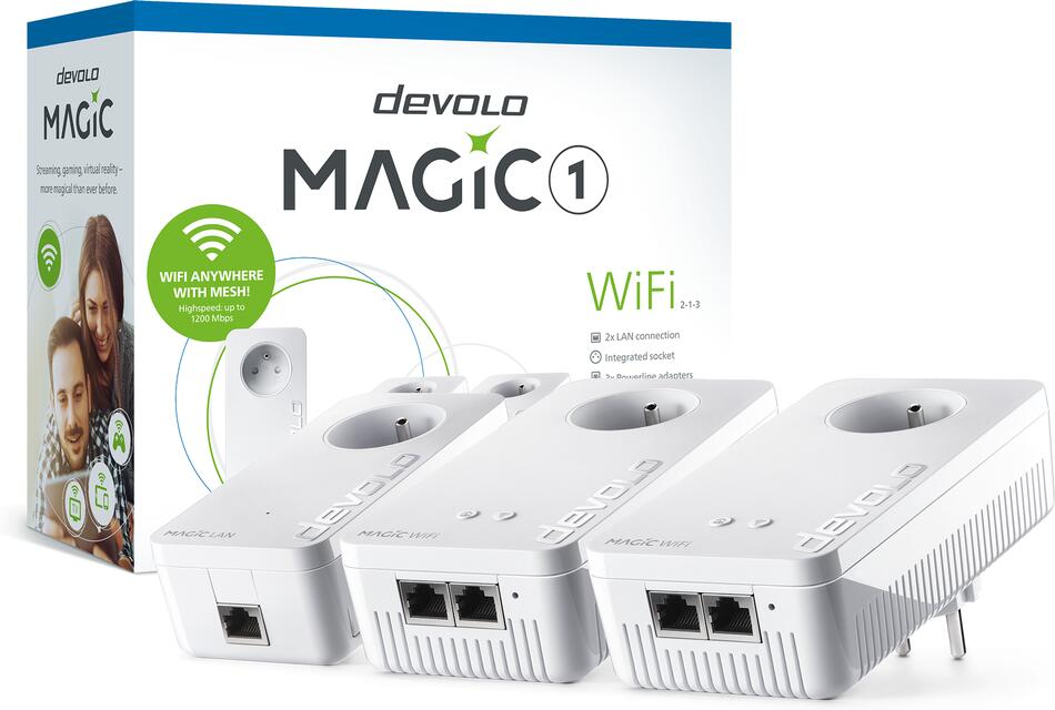 devolo D 8371 Magic 1 WiFi 2-1-3 Multiroomová souprava