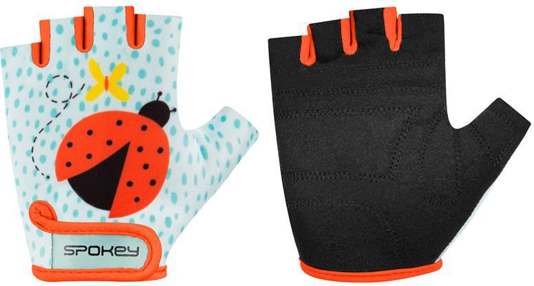 Spokey PLAY LADYBUG Dětské rukavice na kolo, inline, skate, vel. XS