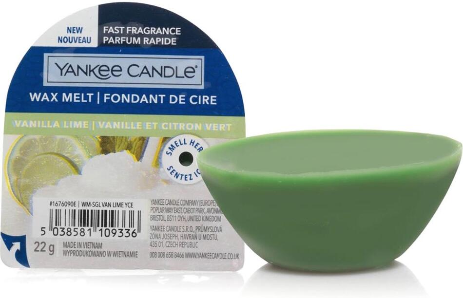 Yankee Candle Vanilla Lime vonný vosk 22,7 g