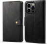 Lenuo Leather flipové pouzdro pro iPhone 13 Pro, černá