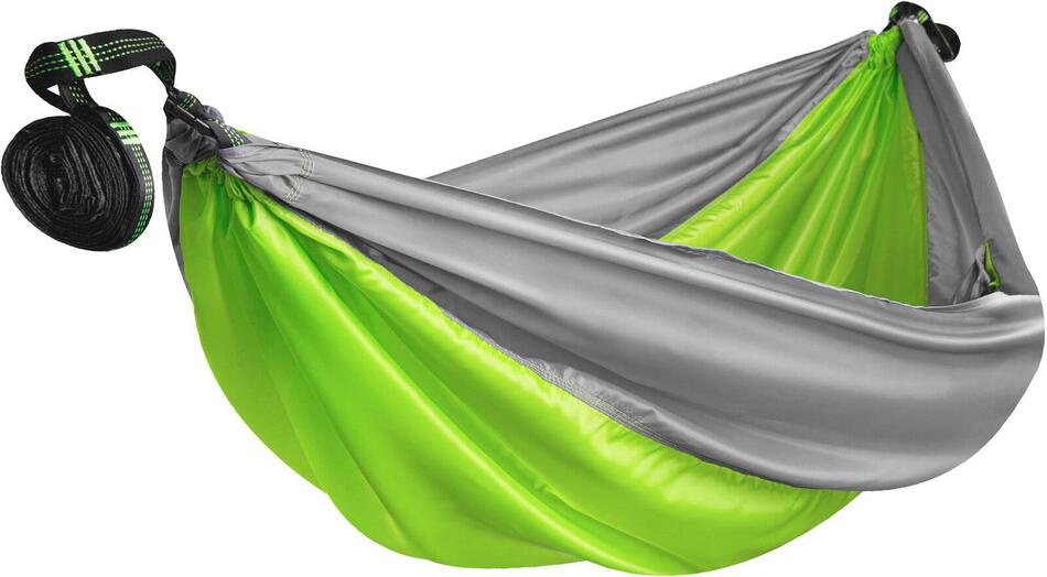 Spokey AIR ROCKER Outdoorová houpací síť, šedo-zelená