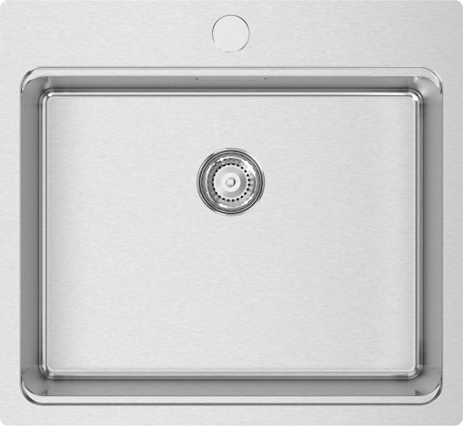 Sinks STEPER 550 CO 1,0 mm + bambusová deska