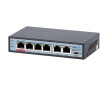 MaxLink PoE switch PSBT-6-4P-250 (nhrada za PSAT-6-4P-250), 6x LAN/4x PoE 250m, 802.3af/at/bt