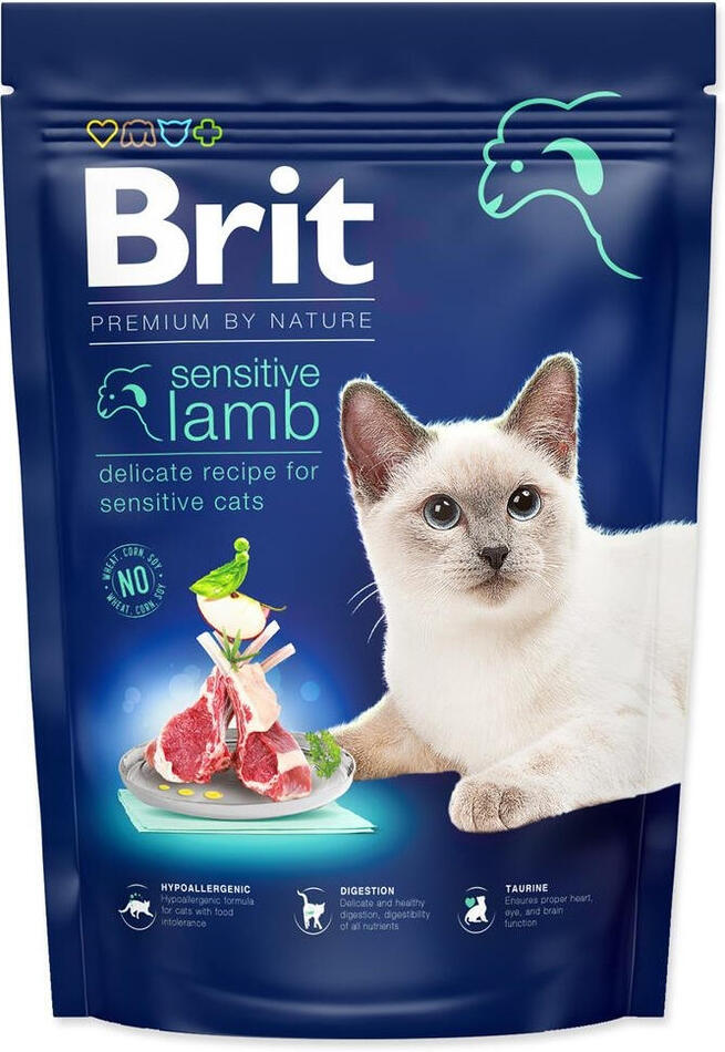 Brit Premium Cat by Nature Sensitive Lamb 800g