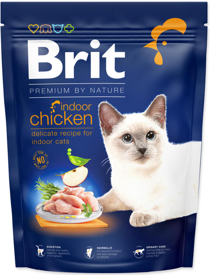 Brit Premium Cat by Nature Indoor Chicken 800g