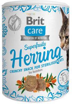 Brit Care Cat Snack Superfruits Herring 100g