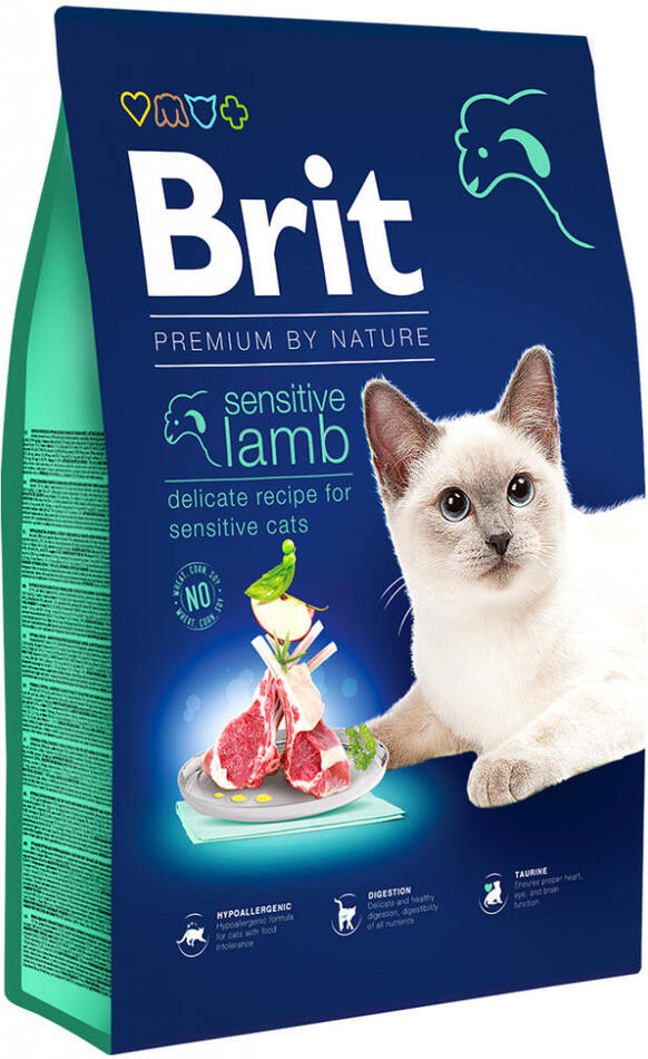 Brit Premium Cat by Nature Sensitive Lamb 8kg