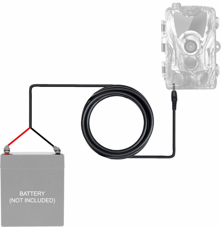 EVOLVEO StrongVision kabel pro připojení externího zdroje napájení (CAM-PWRC)