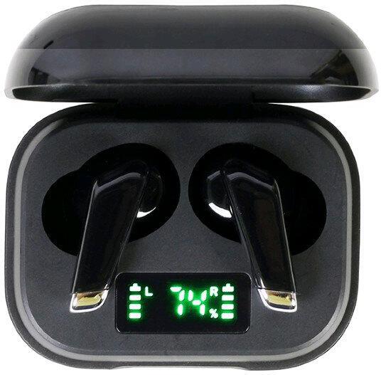 GEMBIRD Sluchátka FitEar-X300B, Bluetooth, TWS, černá