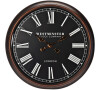 SEGNALE Hodiny nástěnné WESTMINSTER 76 cm černá KO-KL5000220