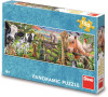 Dino Puzzle Farma na panoramě