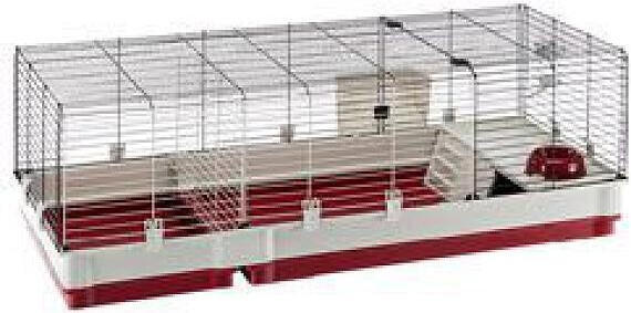 Klec KROLIK 140 králík 142x60x50cm bordó Ferplast