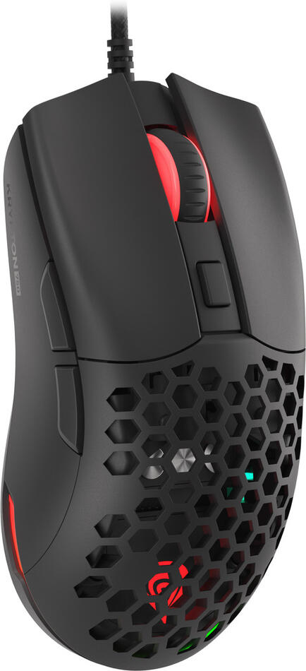 GENESIS herní optická myš KRYPTON 750/RGB/8000 DPI/Herní/Optická/8 000 DPI/Drátová USB/Černá (NMG-1841)