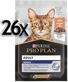 Purina ProPlan Cat kapsa Indoor Adult Salmon 26x85g