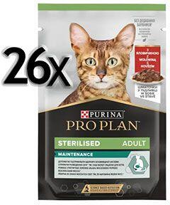 Purina ProPlan Cat kapsa Sterilised Adult Beef 26x85g