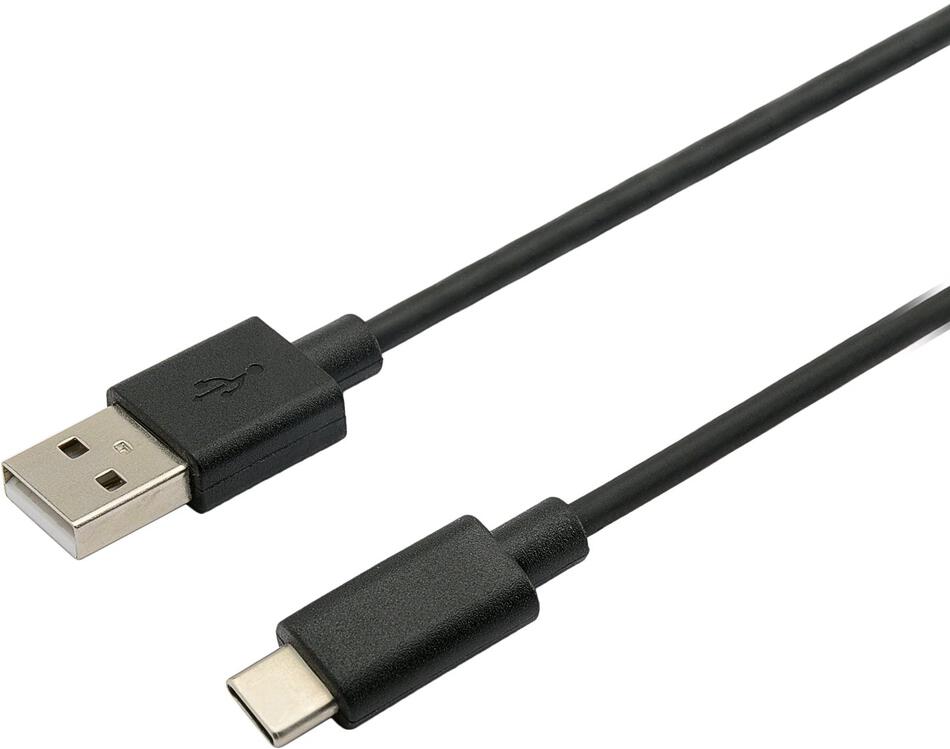 Kabel C-Tech USB 2.0 AM na Type-C kabel (AM/CM), 1m, černý (CB-USB2C-10B)