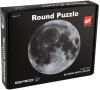 Kulaté puzzle Teddies Měsíc, 1000 dílků