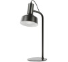 PLATINET stolní lampa E27, 25W, kovové stínítko, černá (PTL2542B)