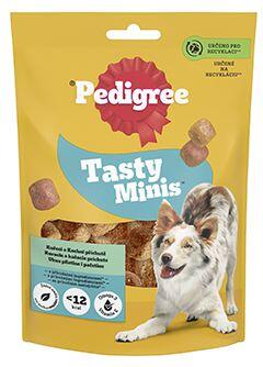 Pedigree poch.Tasty Minis Chewy Cubes kuře,kachna 130g