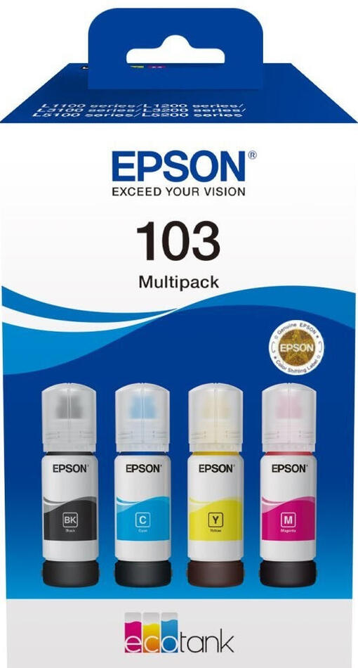 Epson 103 EcoTank 4-colour Multipack (C13T00S64A)