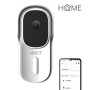 iGET HOME Doorbell DS1 White - WiFi bateriov videozvonek, FullHD, obousmrn zvuk, CZ aplikace (75020801)