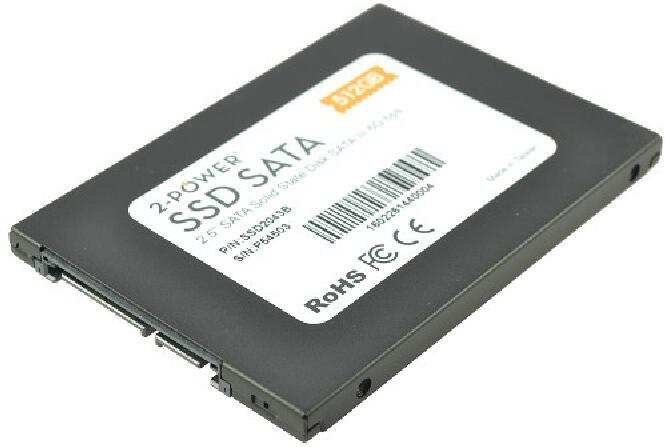 2-Power SSD 512GB 2.5" SATA III 6Gbps 7mm (Read 500MB/s, Write500MB/s) 3 YEARS WARANTY (SSD2043B)