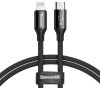 Baseus Yiven Series nabíjecí / datový kabel USB-C na Lightning 2A 2m, černá (CATLYW-D01)
