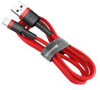 Baseus Cafule nabíjecí / datový kabel USB na Lightning 2,4A 1m, červená (CALKLF-B09)