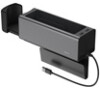Baseus Deluxe kovový držák a organizér do auta (2* USB 2.0), černá (CRCWH-A01)