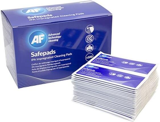 AF Safepads - čistící ubrousky impregnované isopropylalkoholem, 100 ks, (30005401.0001EA) (ASPA100)