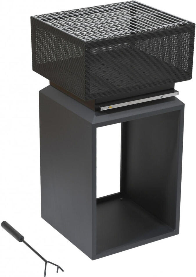 Ohniště Cattara CUBE s mřížkou 74cm