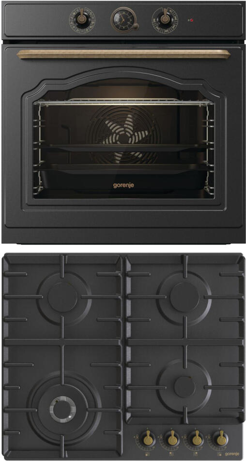 Fotogalerie Gorenje BOS67371CLB + Plynová deska GORENJE GW642CLB WOK ...
