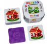 Teddies Pexeso Pohdky 64 karet spoleensk hra v plechov krabice 6,5x6,5x4cm 9ks v boxu