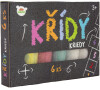 Křídy Teddies barevné, chodníkové, 6 ks