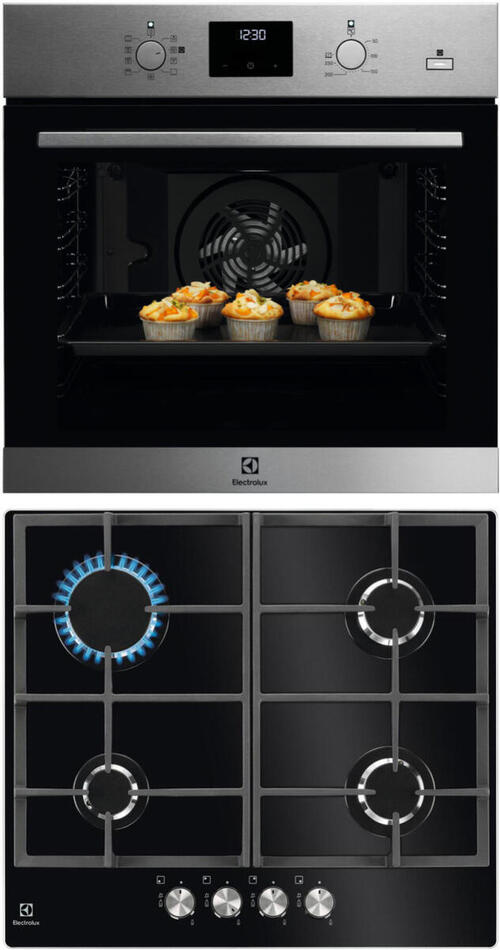 SET Parní trouba ELECTROLUX 600 PRO EOD3H50TX + Plynová deska Electrolux KGG6426K