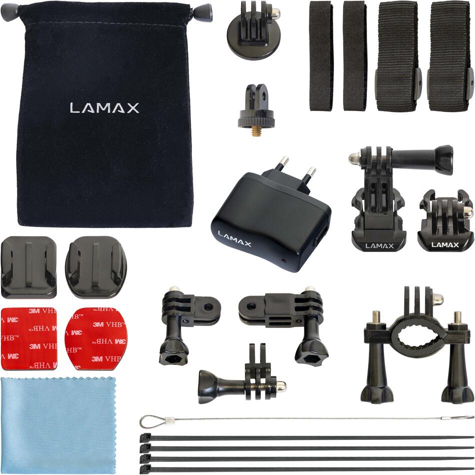 Sada příslušenství Lamax pro akční kamery L, 15 ks